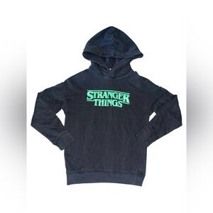 Boy’s H&M Black Hoodie with Green Graphic